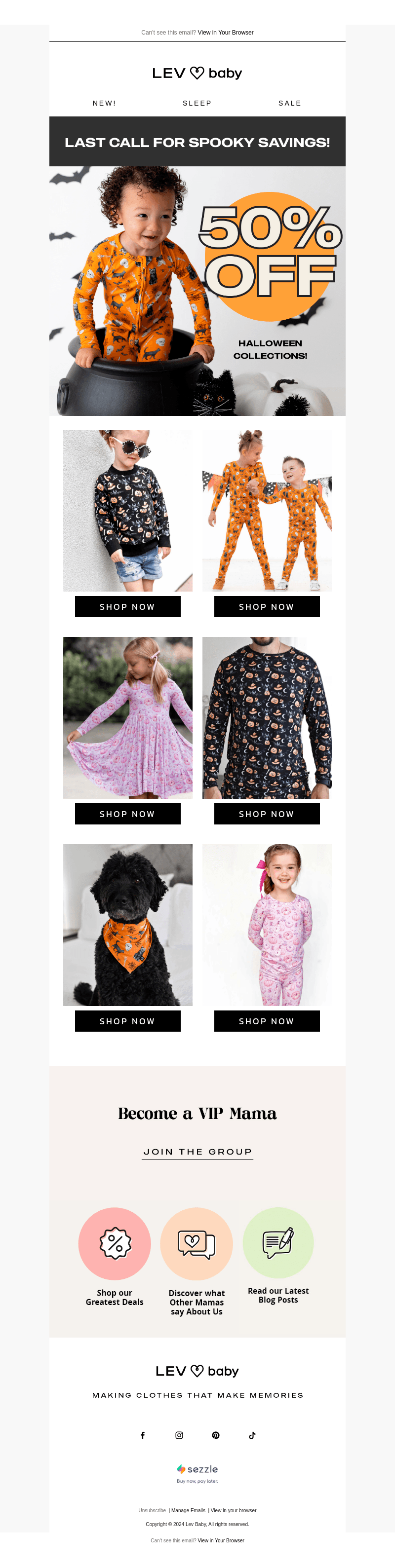 Last Call! 📣 50% Off Halloween
