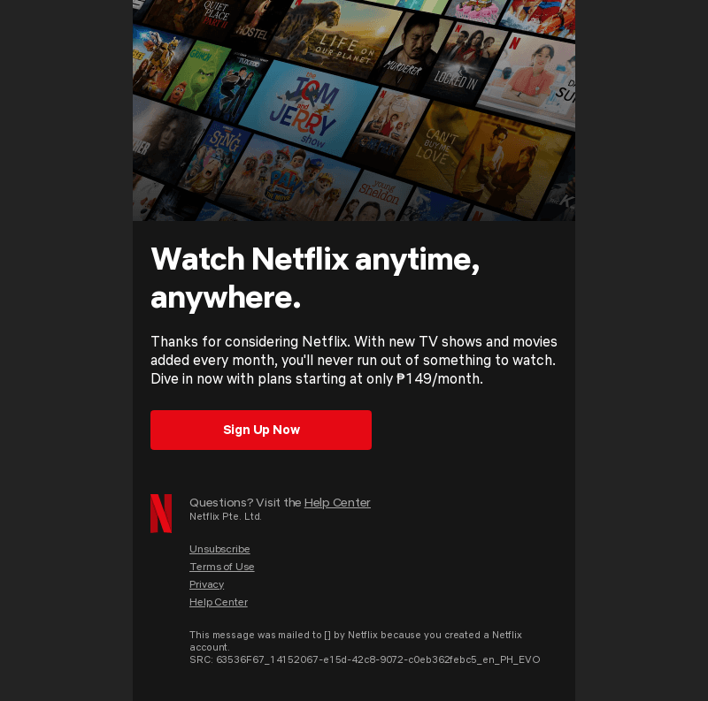 Netflix email from Thu, Oct 31, 2024