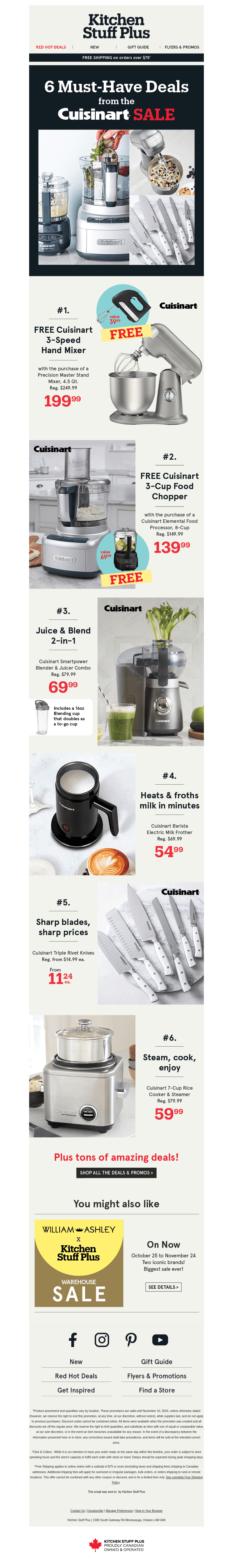 Top Picks From The Cuisinart Sale!