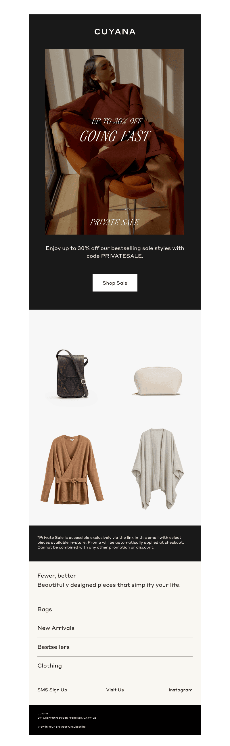 Private Sale: Going, Going, Gone
