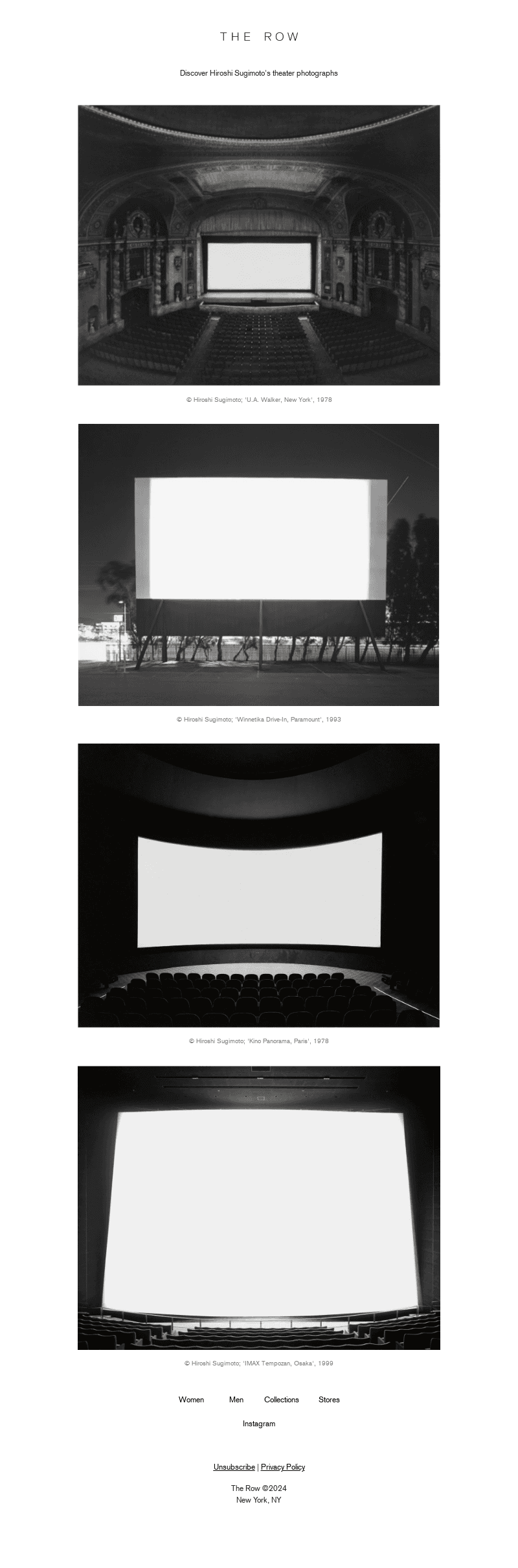 Hiroshi Sugimoto | Theaters