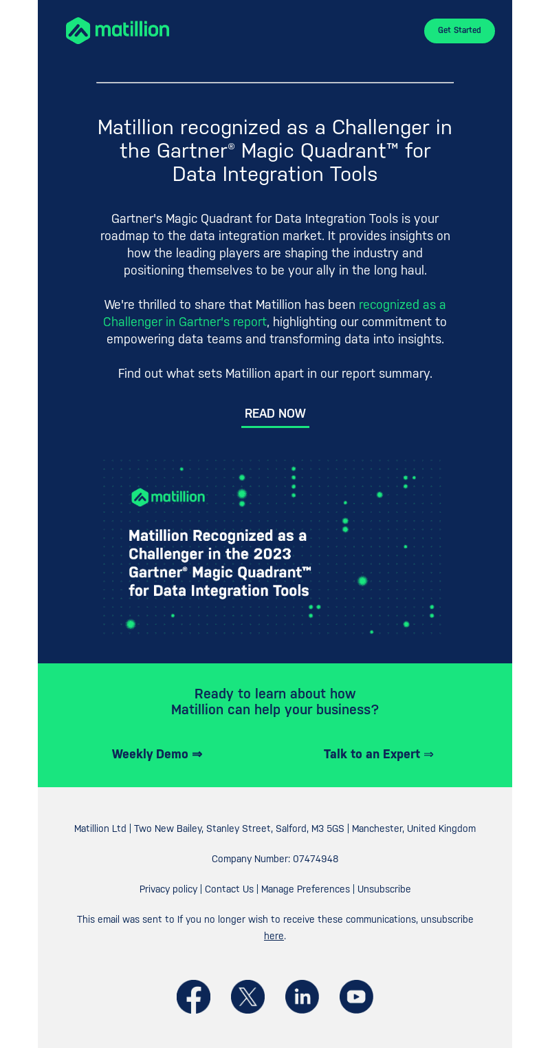 Matillion: A Challenger in Gartner's Magic Quadrant
