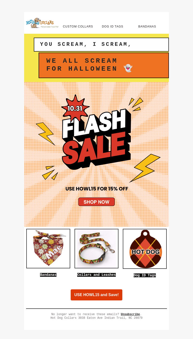 Don't Ghost This Sale - Grab 15% Off! 👻