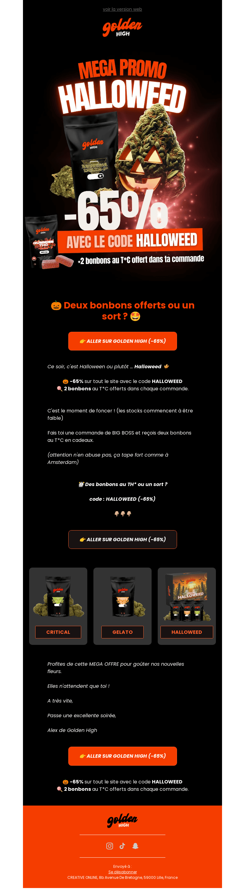 Halloweed, c'est aujourd'hui(-65%) 🍁