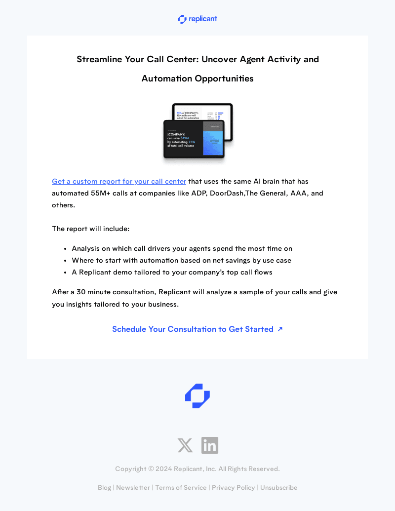 Identify opportunities to resolve calls with AI for Not Provided