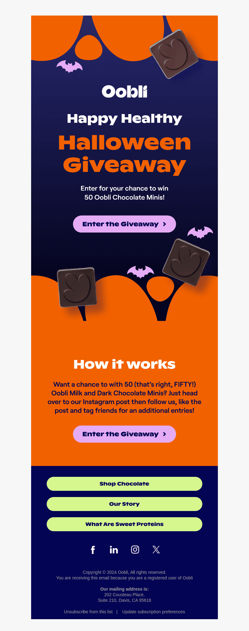 Oobli email from Thu, Oct 31, 2024