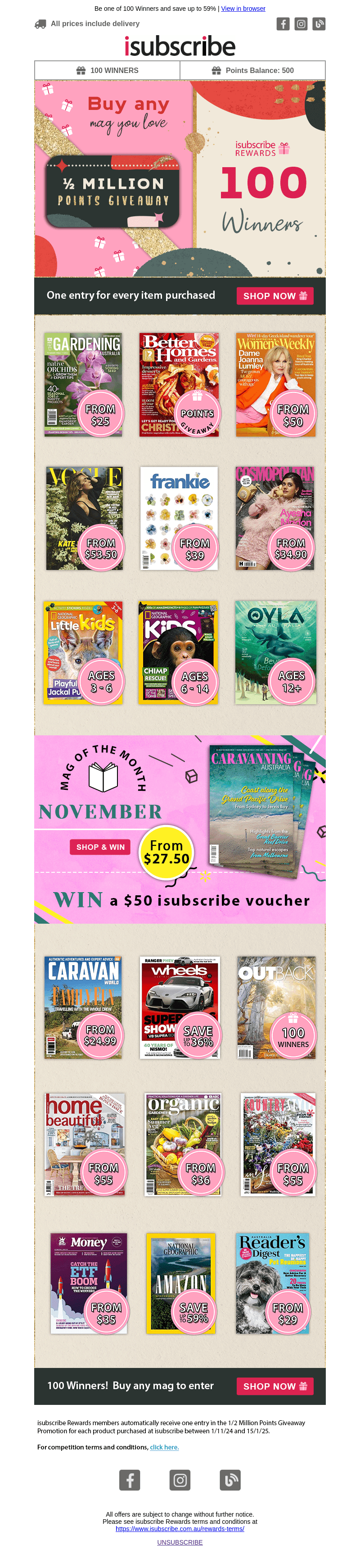 iSUBSCRiBE_AU email from Fri, Nov 1, 2024