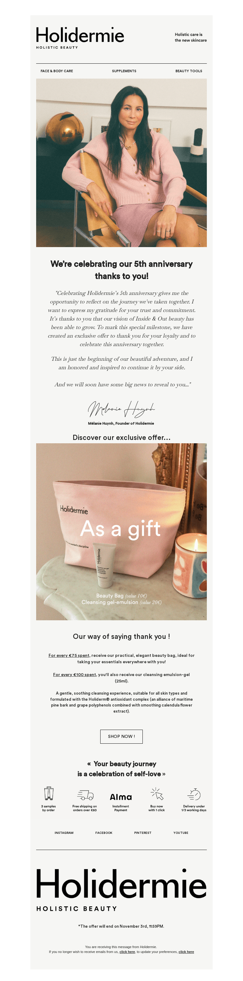 5 years, your gifts