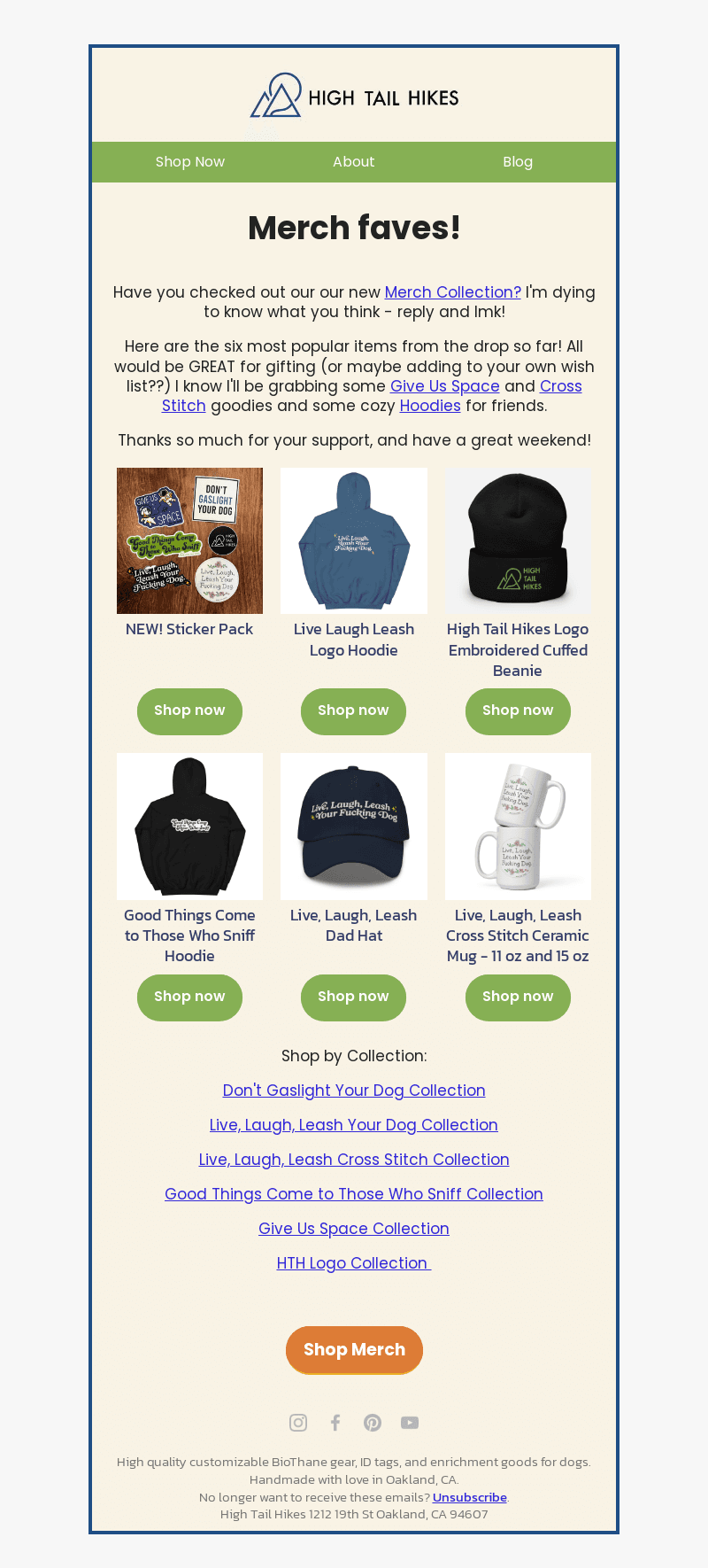 Merch faves round up