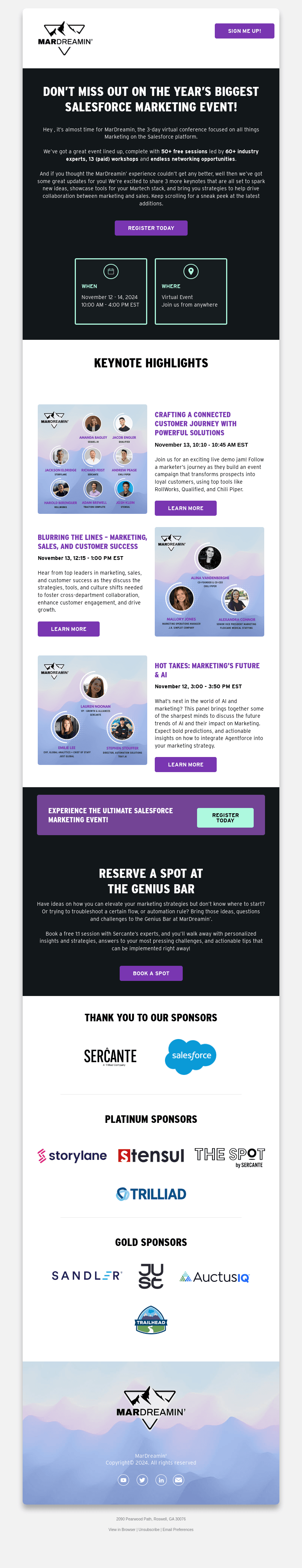 MarDreamin’ Just Got Even Better – New Keynotes Announced!