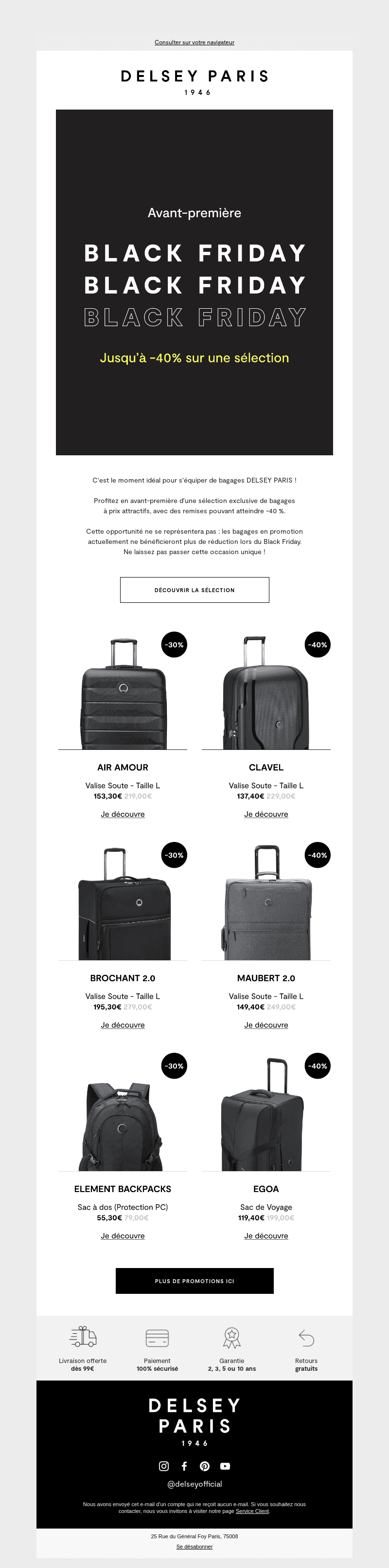 Black Friday 🟡 L’AVANT-PREMIÈRE