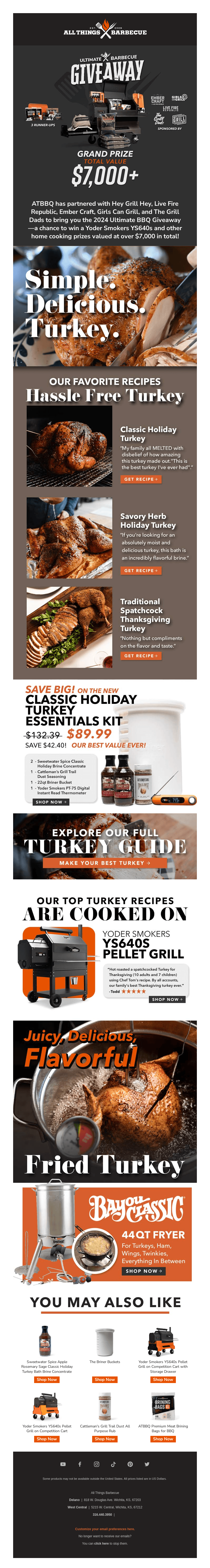 All Things Barbecue email from Tue, Nov 5, 2024