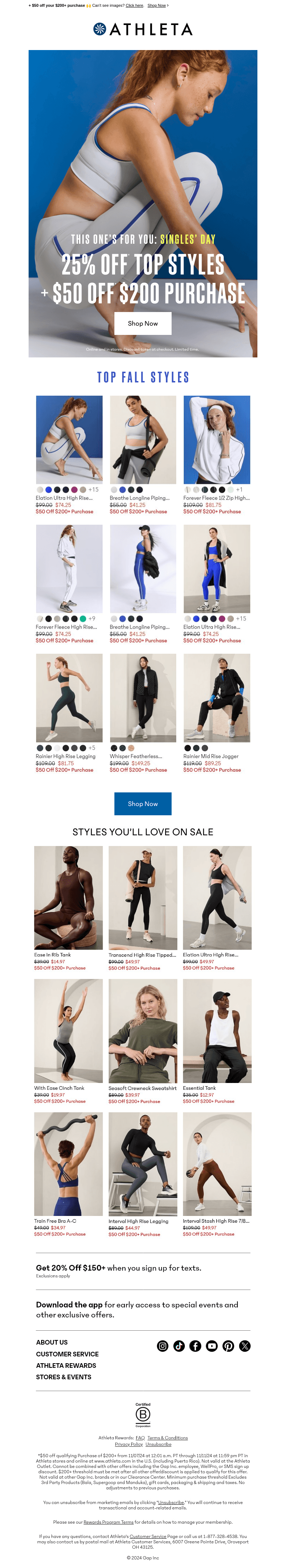 It's your lucky day: 25% off top styles