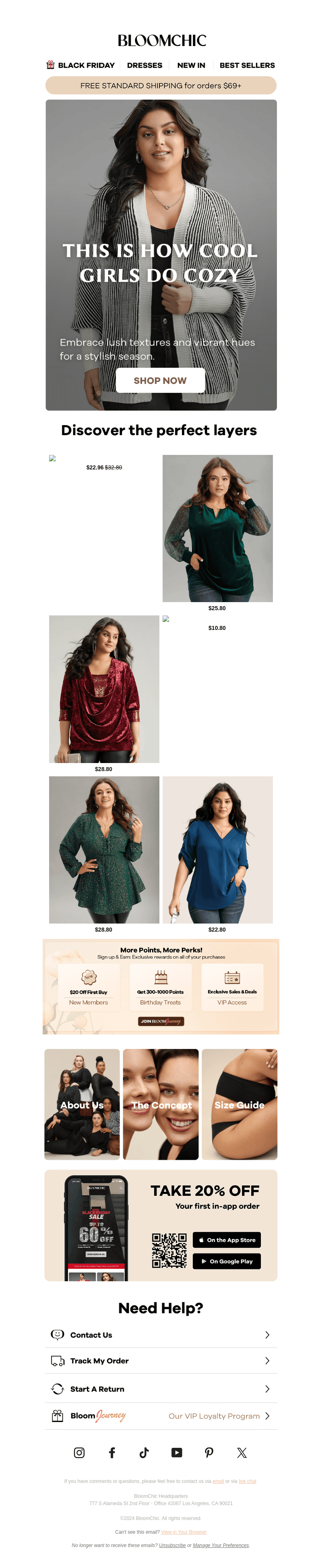 Cozy Layers + New Markdowns = More, Please!