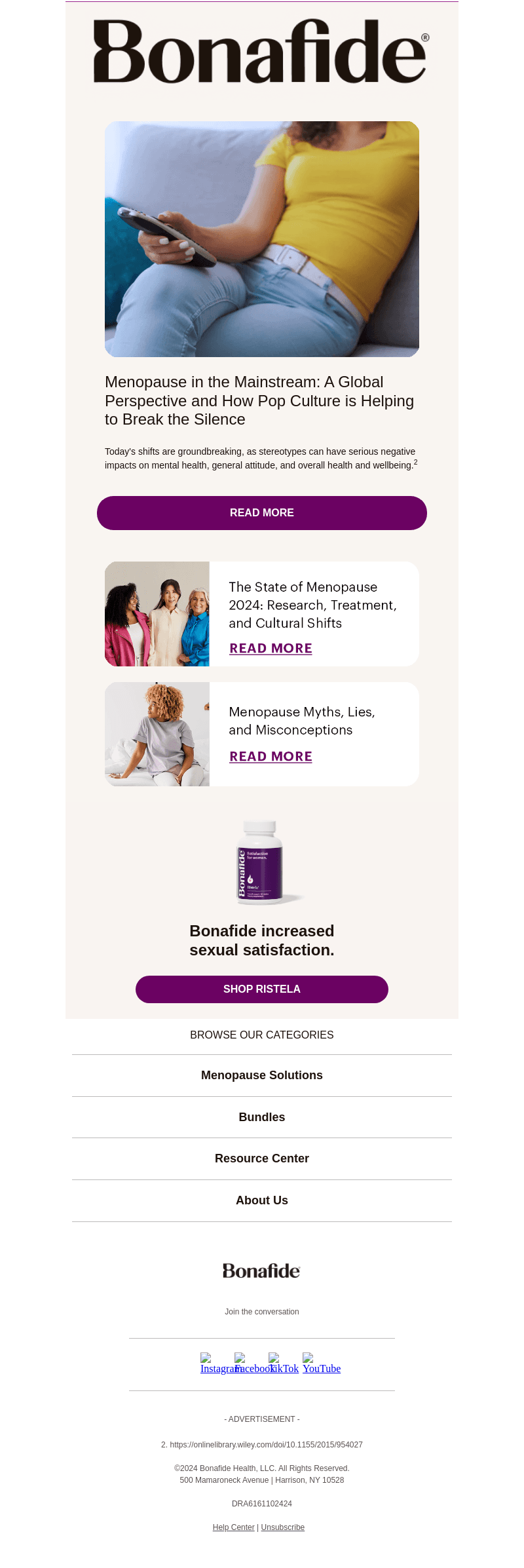 Menopause in Pop Culture