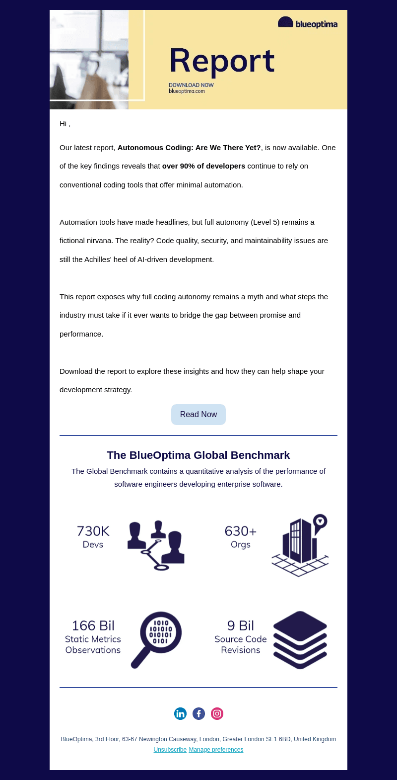 BlueOptima email from Mon, Nov 11, 2024