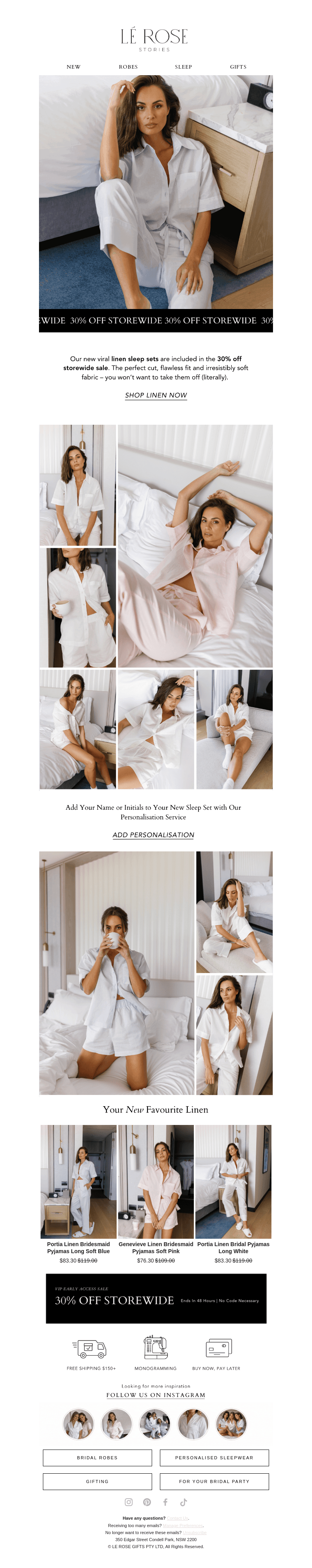 Crisp Yet Comfortable – Linen Sleep Sets ✨