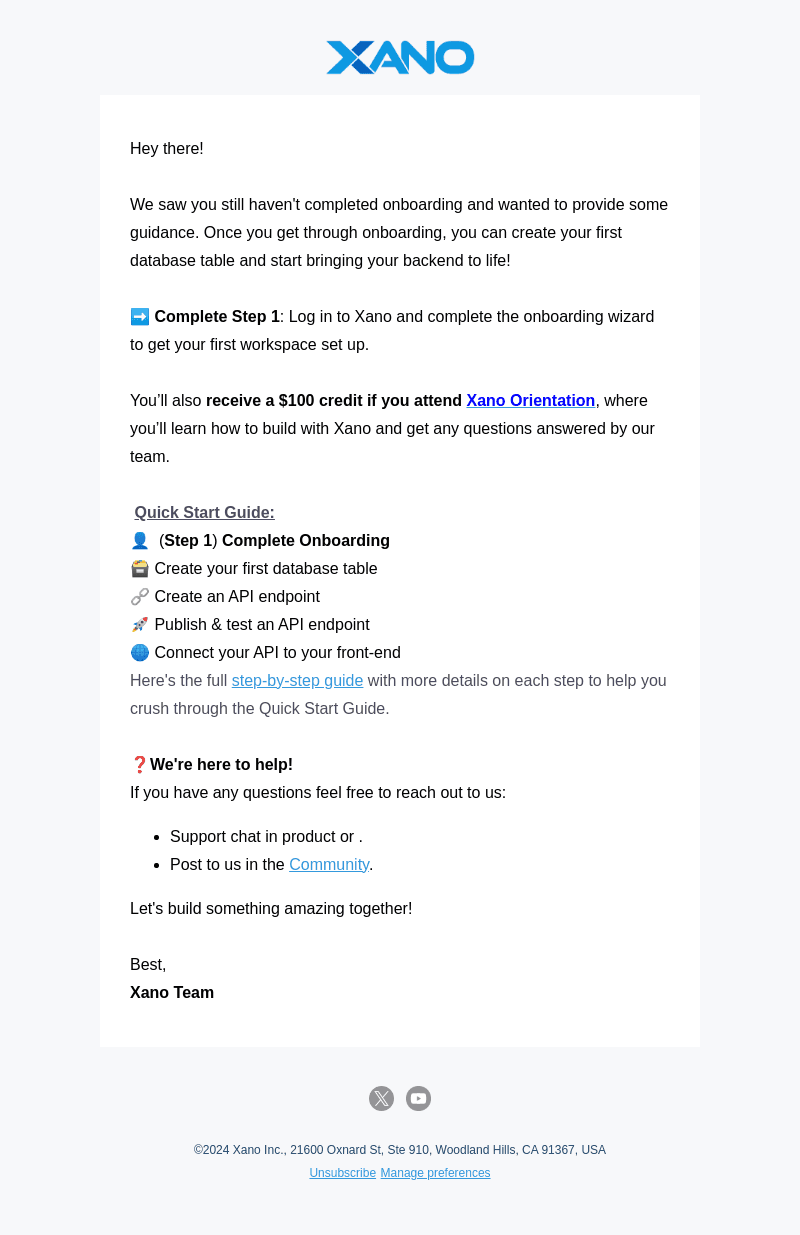 Step-by-Step Instructions to Get Started - $100 Credit