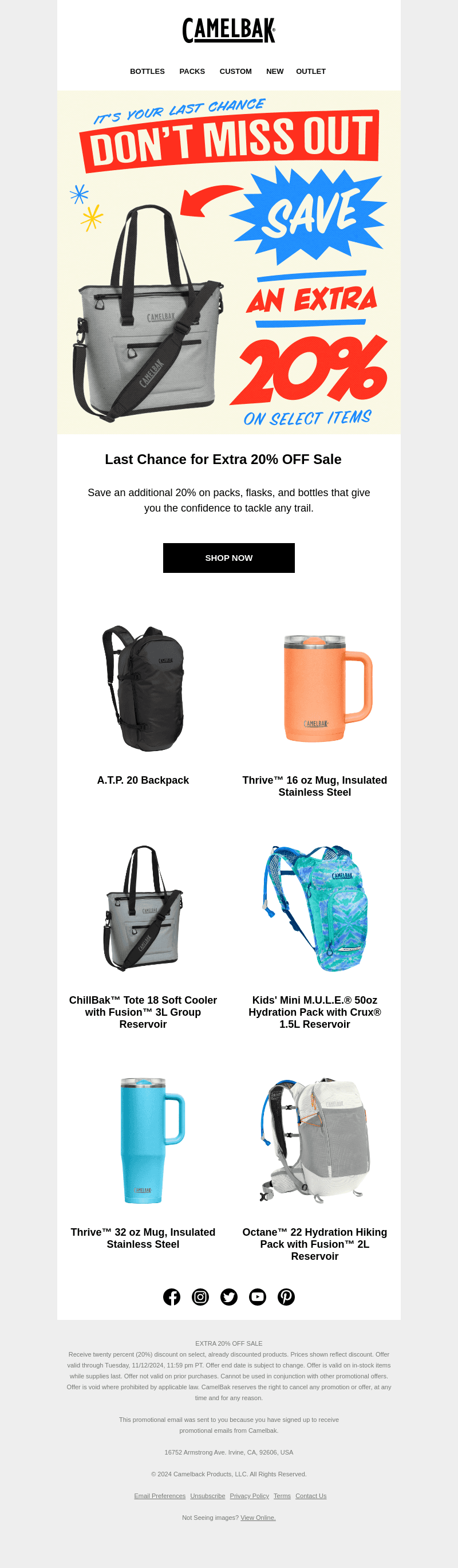Final Call for Veterans Day Savings
