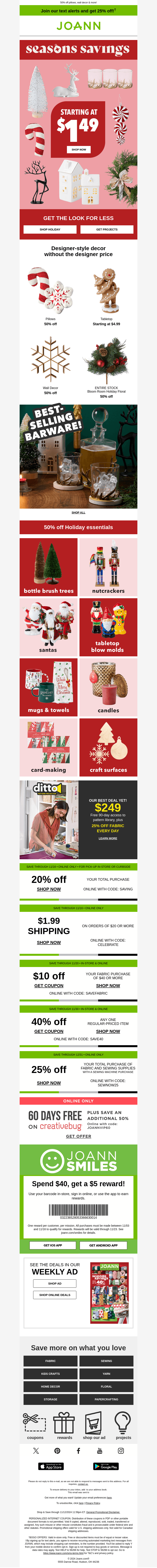 Save on TRENDING holiday decor 🎄 Starting at $1.49!