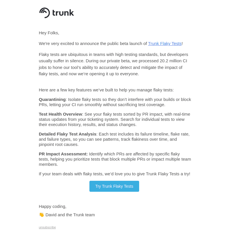 Trunki email from Tue, Nov 12, 2024