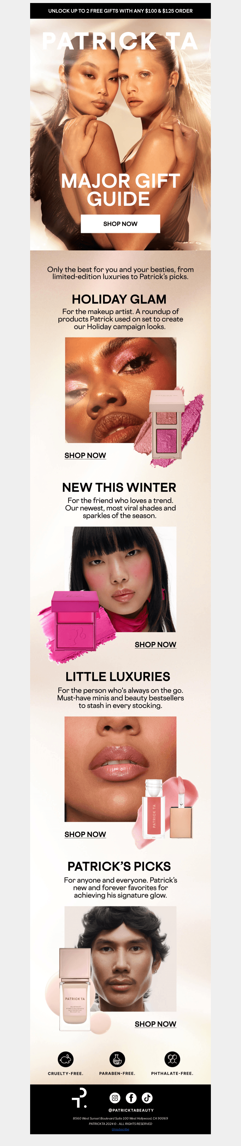 Meet our Major Gift Guide 🎀