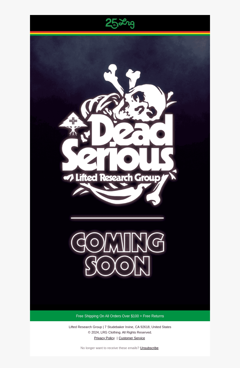 DEAD SERIOUS 💀 Coming Soon