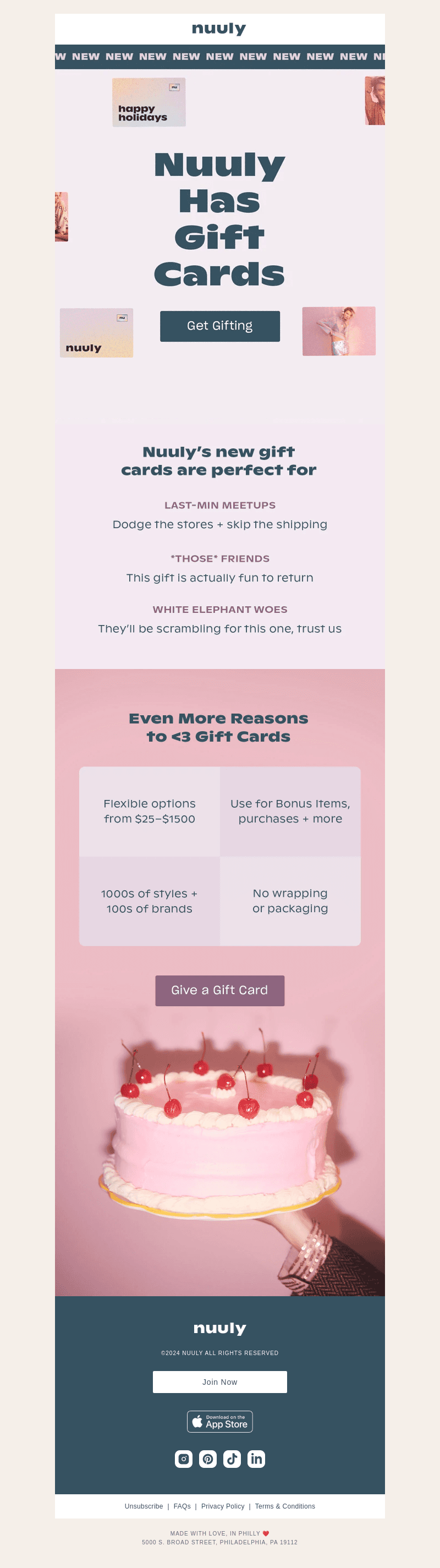 GIVE A NUULY GIFT CARD