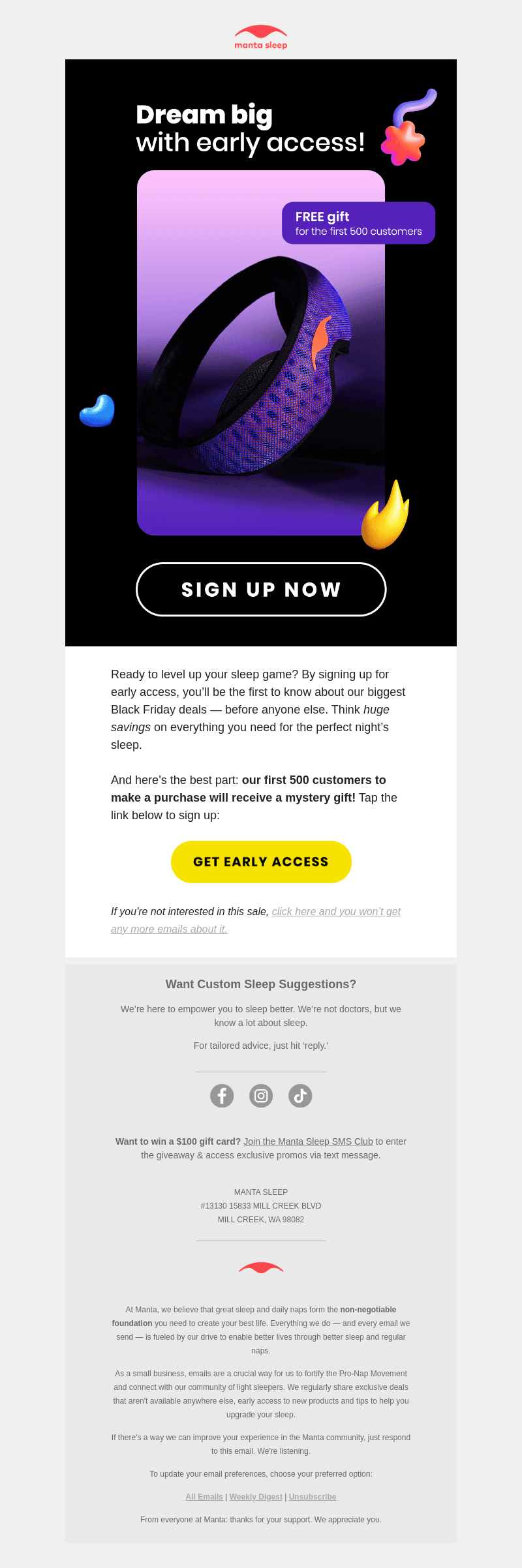 Unlock Black Friday VIP access! 🛍️
