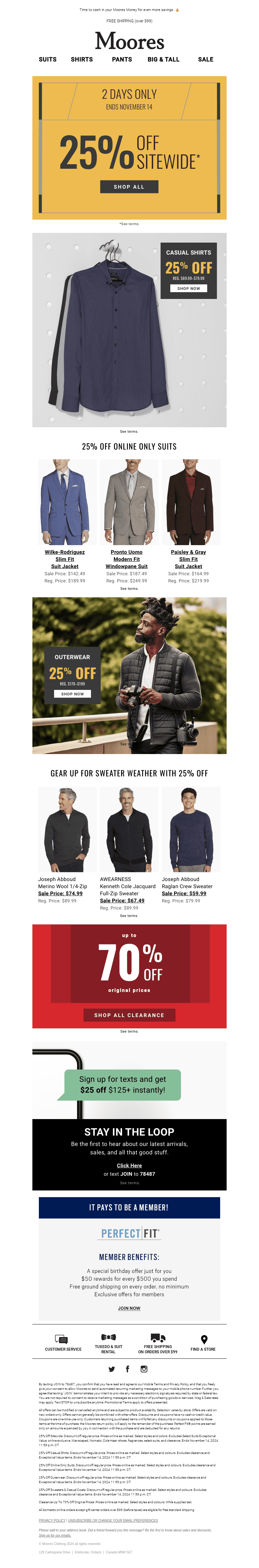 25% off sitewide starts NOW