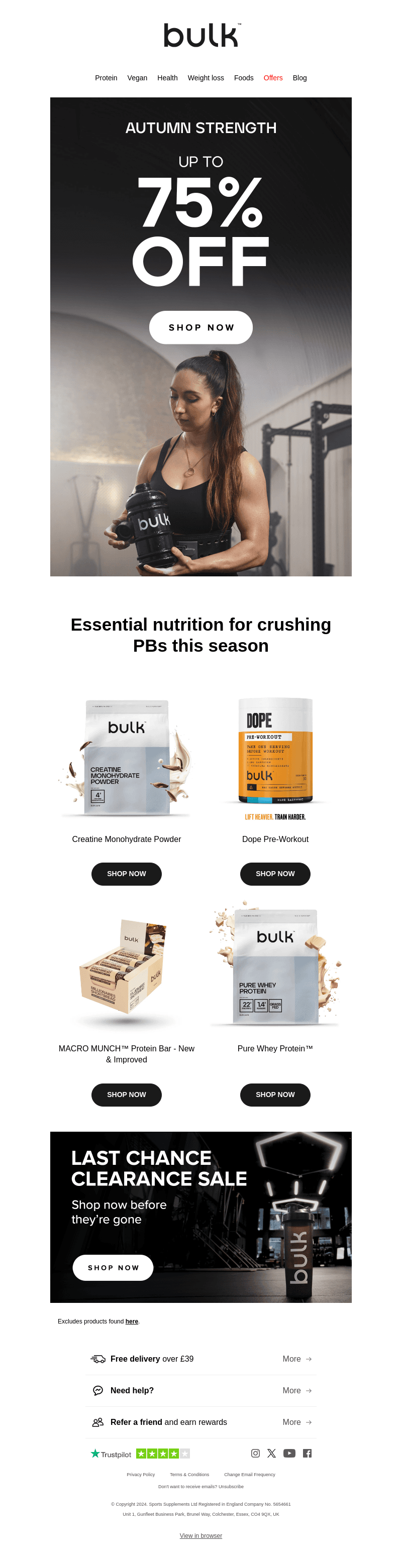Your Bulk order is only a few clicks away...