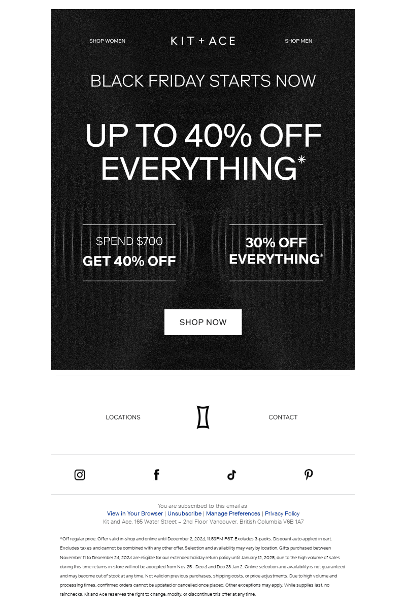 It's On: Black Friday Starts NOW
