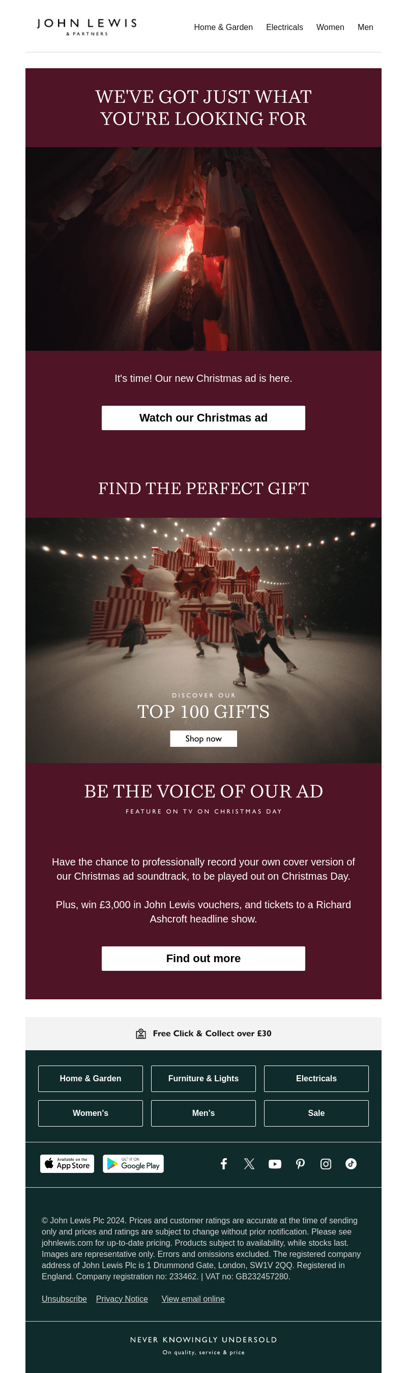 It's time! Watch our Christmas ad