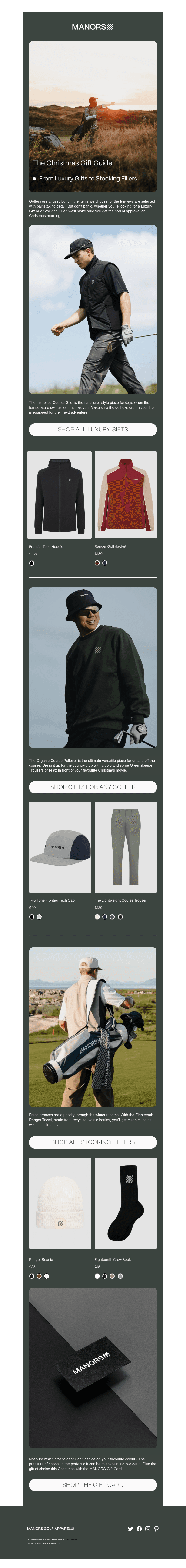The MANORS Christmas Gift Guide