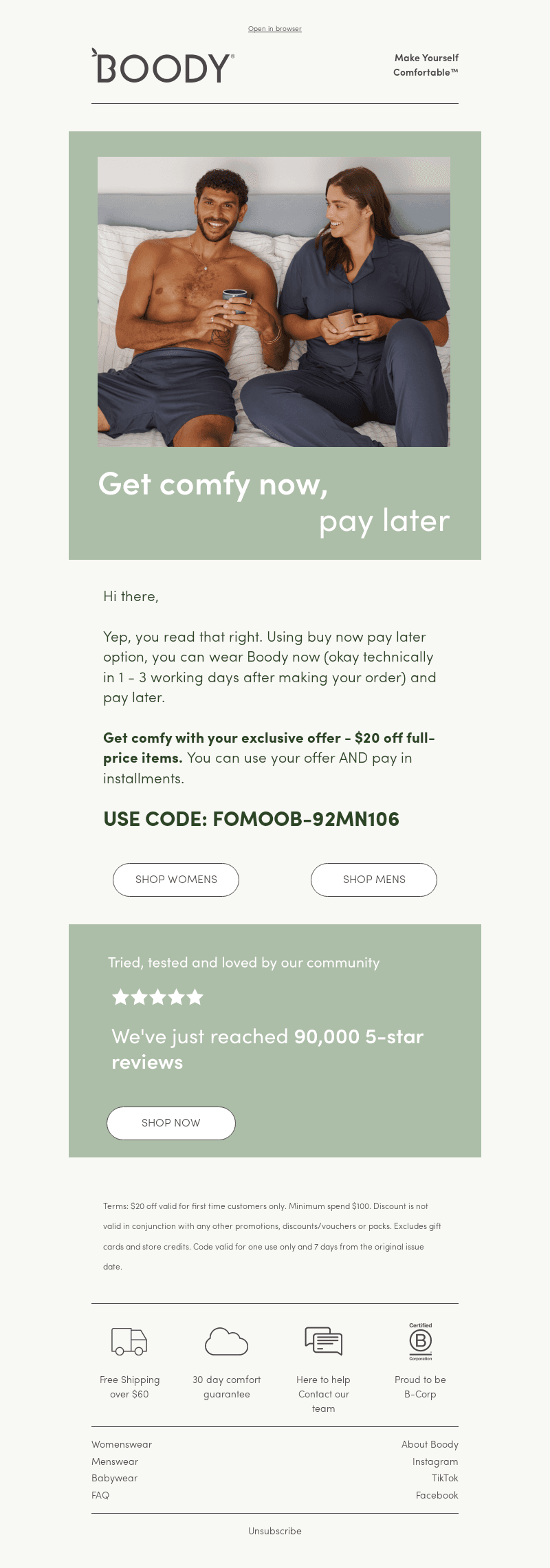 Pay Later Options Available 🛒