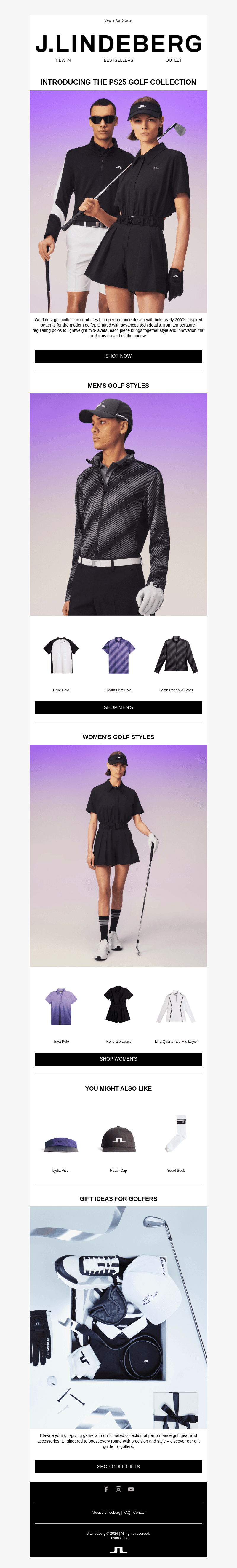 Launching Now: PS25 Golf Collection