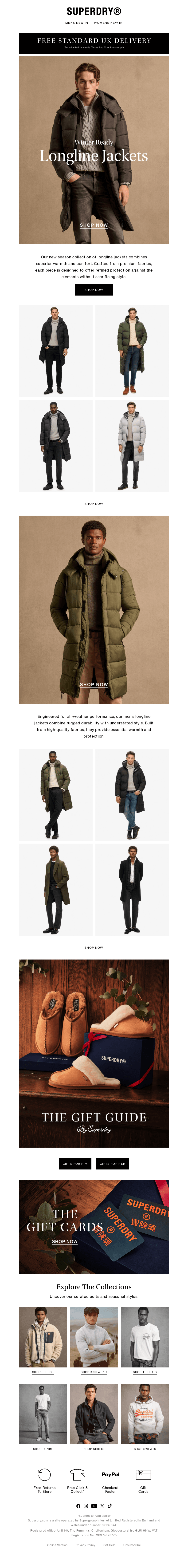 New Season Longline Jackets​