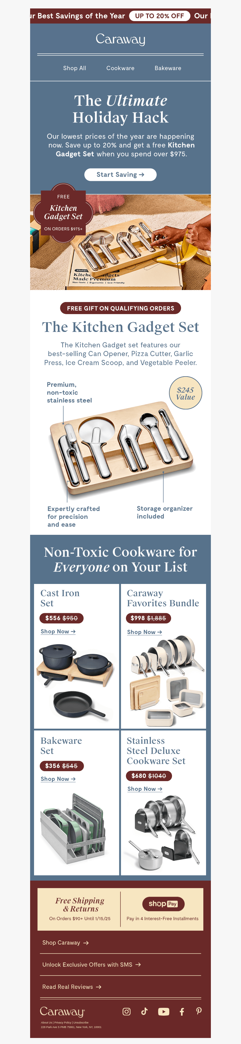 Holiday Hack: FREE Kitchen Gadget Set