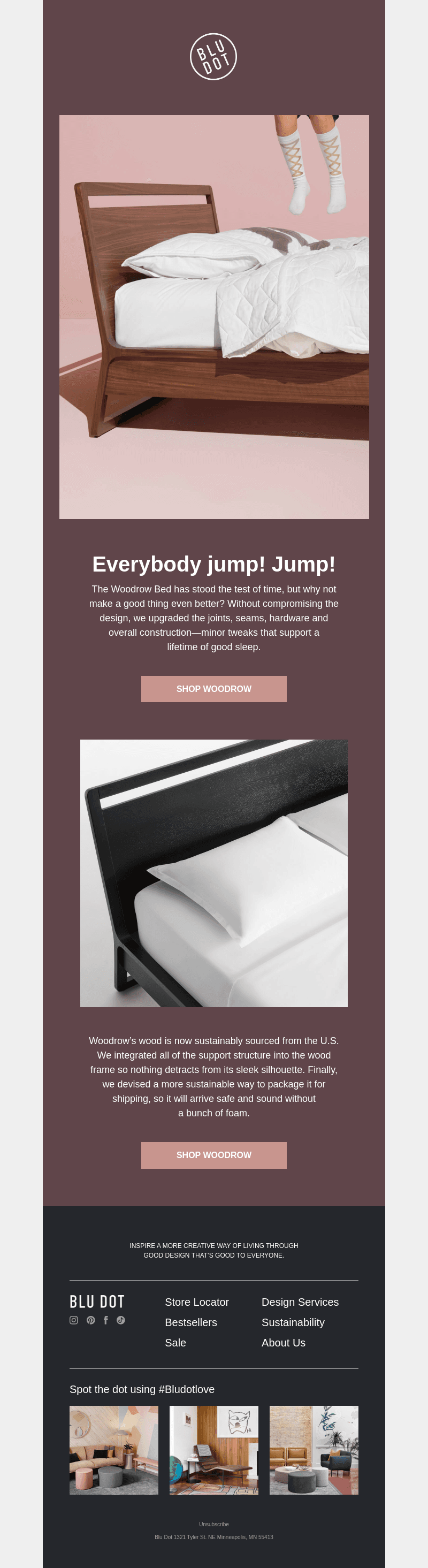 The Woodrow Bed got a makeover.