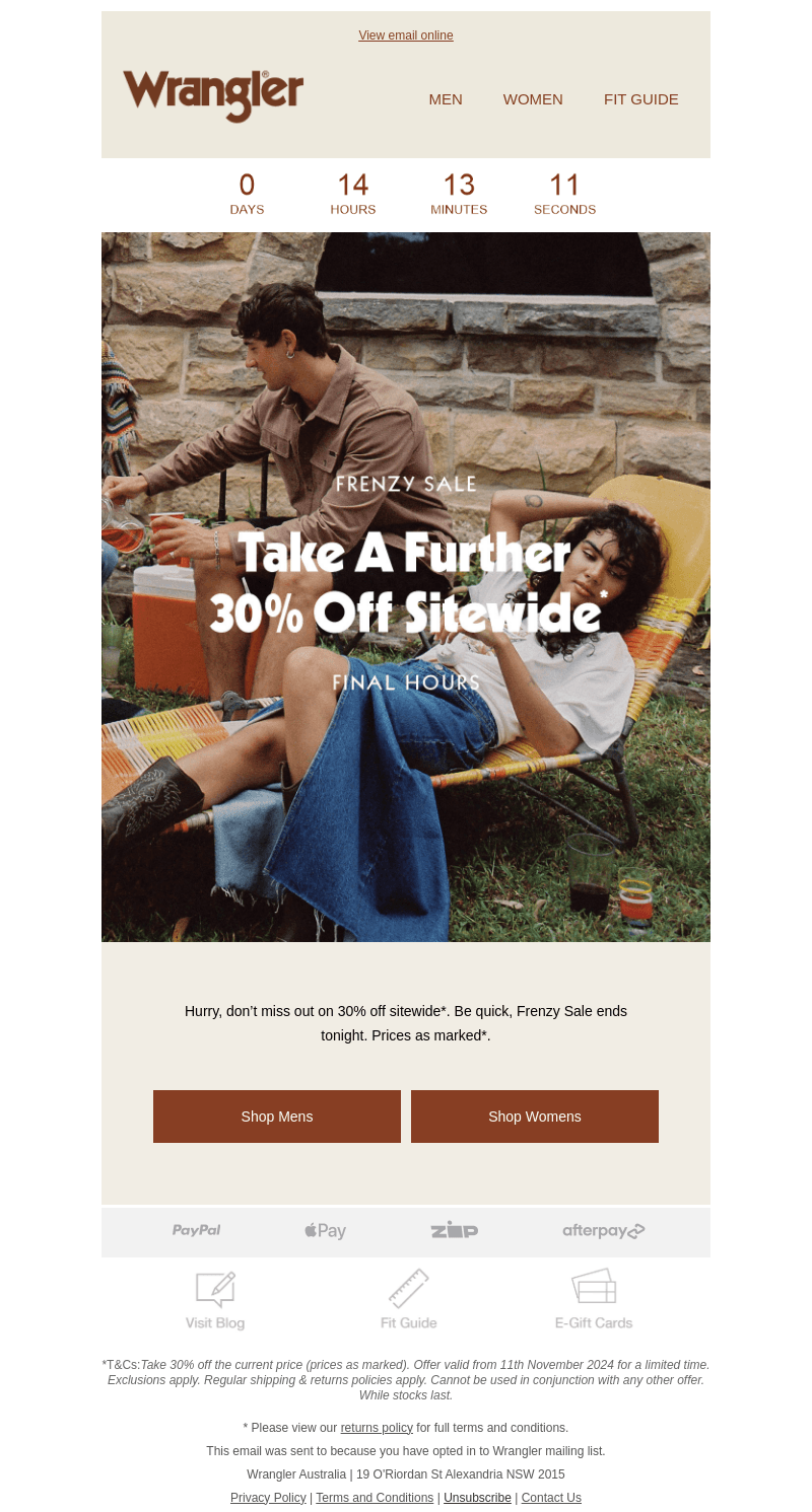 Final Hours | Shop 30% off Sitewide