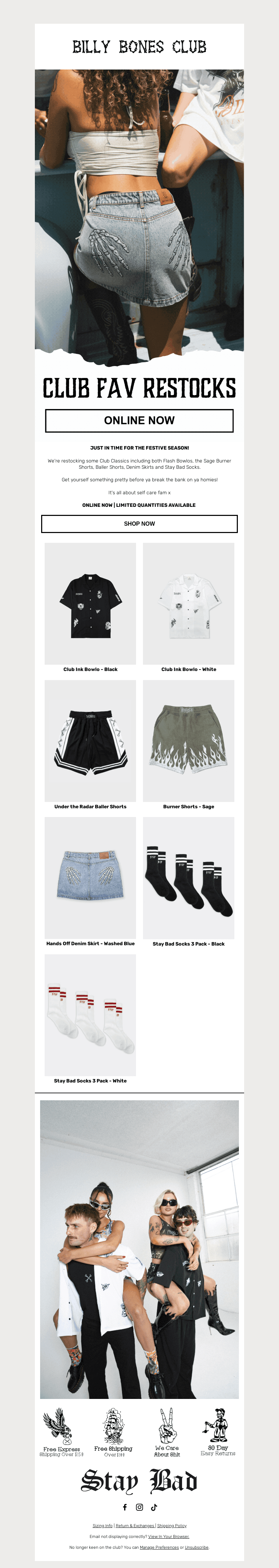 HUGE RESTOCK!