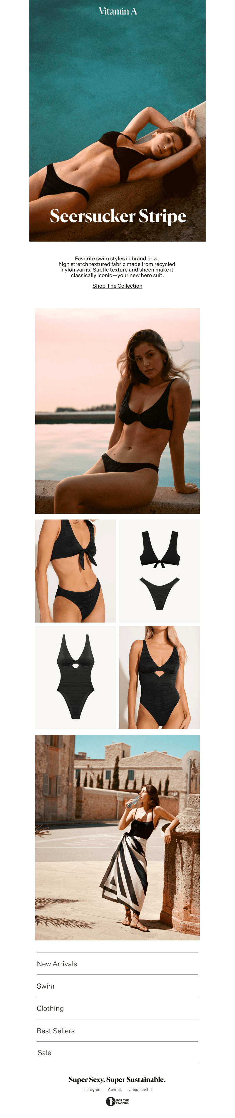 Luxe Textured Swim