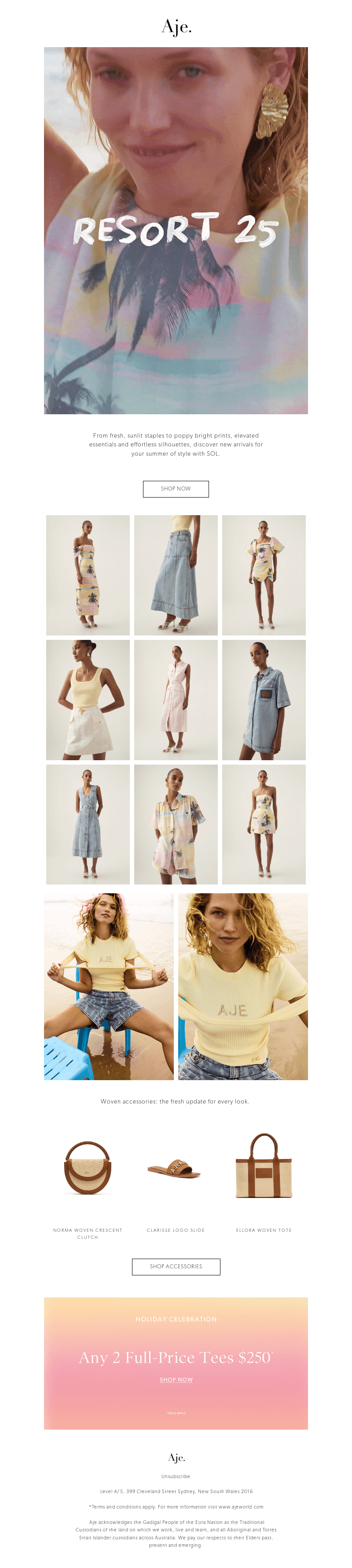 Resort 25 SOL | New Arrivals