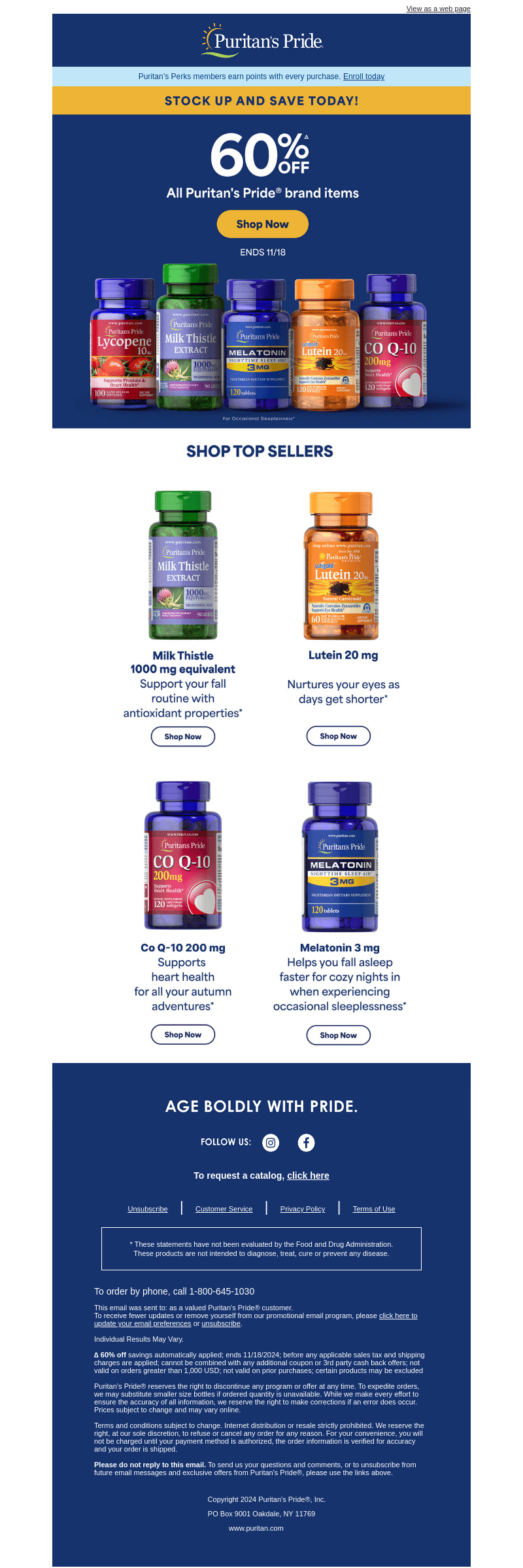Wellness at a Value! Everything is 60% OFF