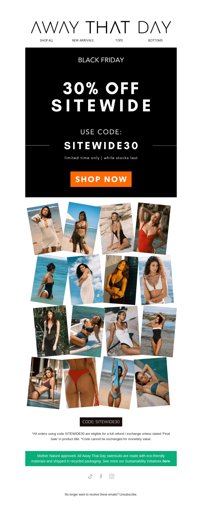 30% OFF SITEWIDE 💥