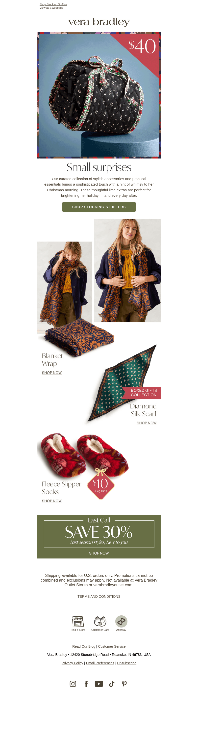 Shop Stocking Stuffers starting at $10.