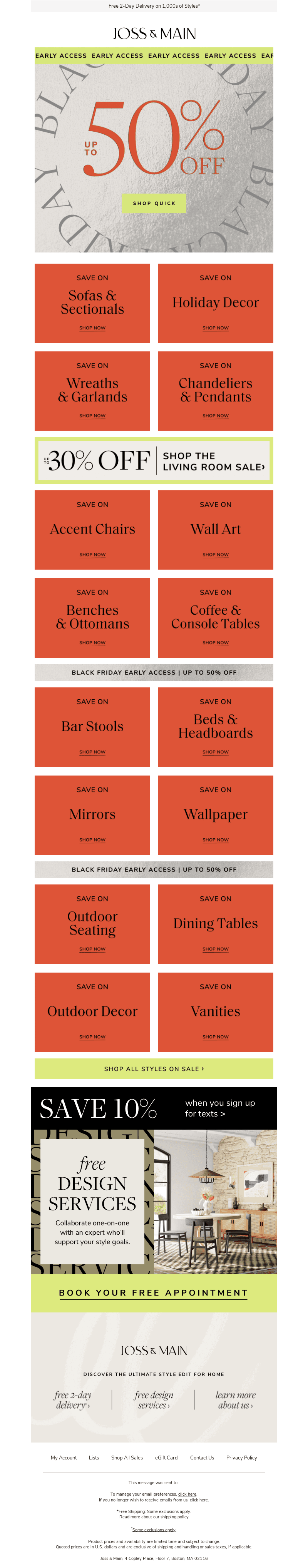 Sofas & sectionals 𝘂𝗽 𝘁𝗼 𝟱𝟬% 𝗼𝗳𝗳? How cool 🧊