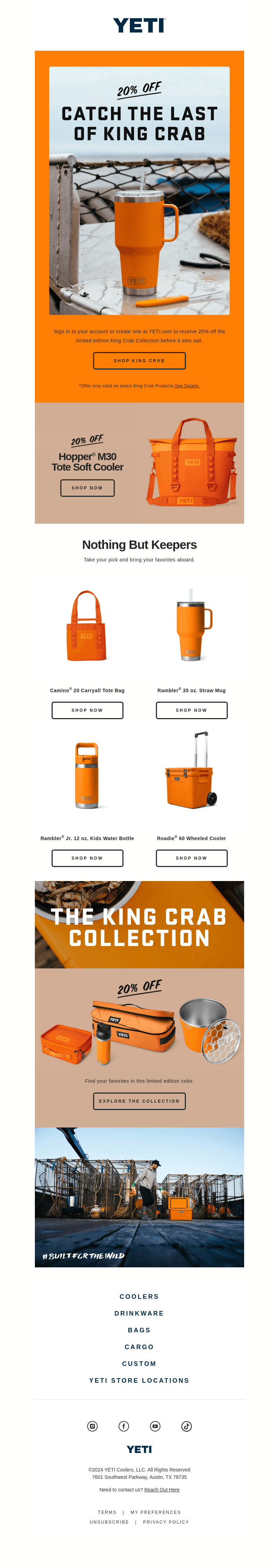 Get 20% Off The King Crab Collection