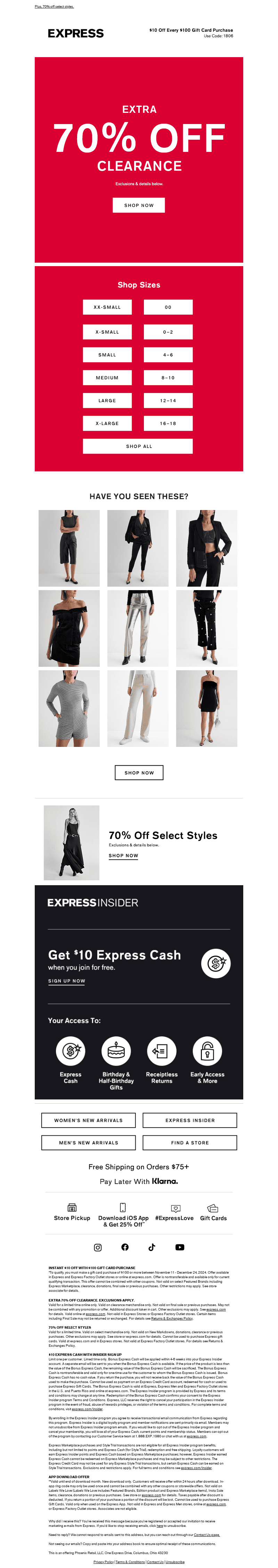 SUNDAY CLEARANCE SALE | EXTRA 70% OFF