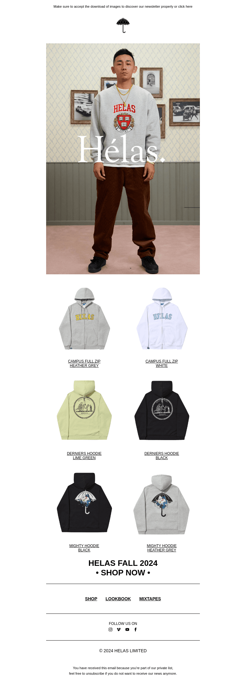 FALL 2024 • HOODIES & CREWNECK